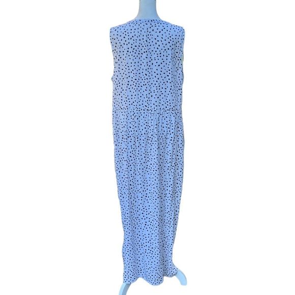 beachlunchlounge Polka Dot Sleeveless Dress Size XL - Picture 4 of 6